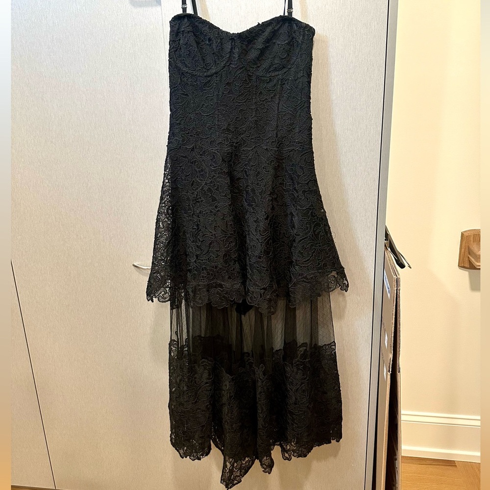 jonathan simkhai black lace dress